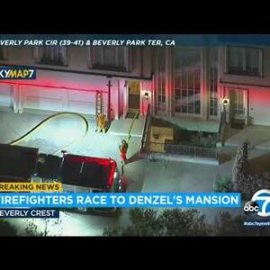 Firefighters reply to actor Denzel Washington’s home | ABC7