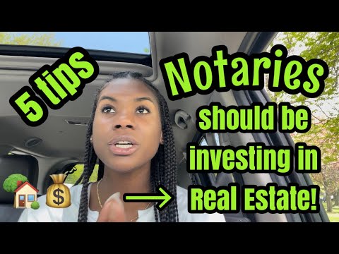 How NOTARIES can commence INVESTING in True Estate. 5 straightforward/straightforward tips. 🤍✍🏾💰