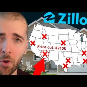 Zillow reports BIG PRICE CUTS on Properties (Top 10 Cities that are Crashing)