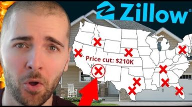 Zillow reports BIG PRICE CUTS on Properties (Top 10 Cities that are Crashing)