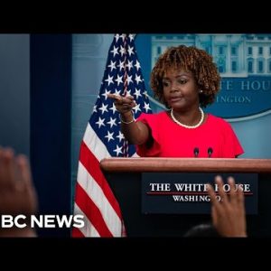 LIVE: White Home holds press briefing | NBC Info