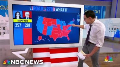 Steve Kornacki: What the boulevard to 270 appears to be luxuriate in for Kamala Harris and Donald Trump